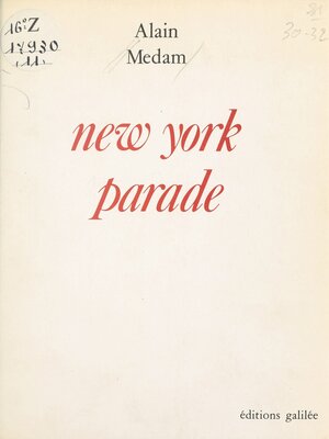 cover image of New-York parade